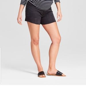 Ingrid Isabel Maternity Crossover Shorts Black